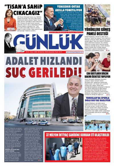 Mersin Günlük Gazetesi 1. Sayfa