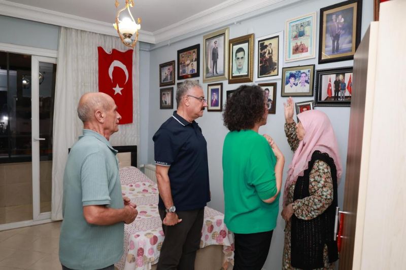 Emniyet Müdürü Aktaş'tan şehit ailesine vefa