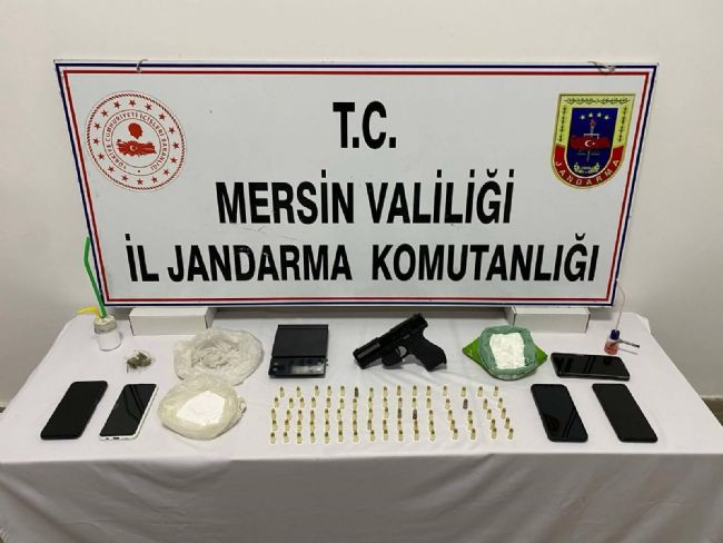 Mersin'de uyuşturucu operasyonu: 5 tutuklama