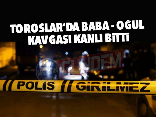 Mersin'de 13 yaşındaki çocuk babasını başından vurdu