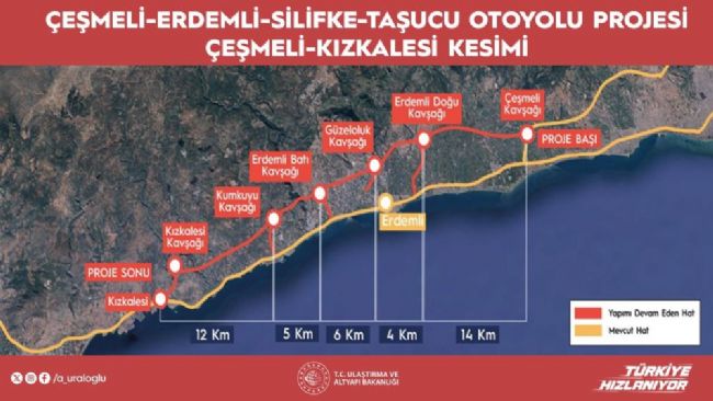 Mersin turizmine kesintisiz ve güvenli ulaşım!