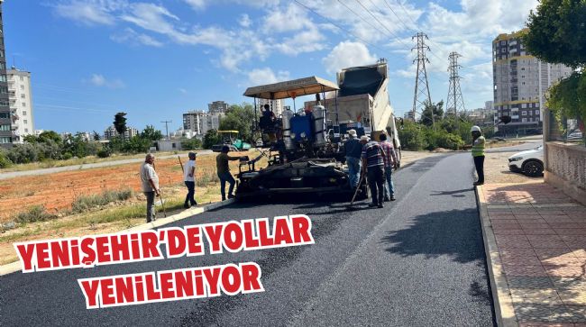YENİŞEHİR’DE YOL ÇALIŞMALARI DEVAM EDİYOR