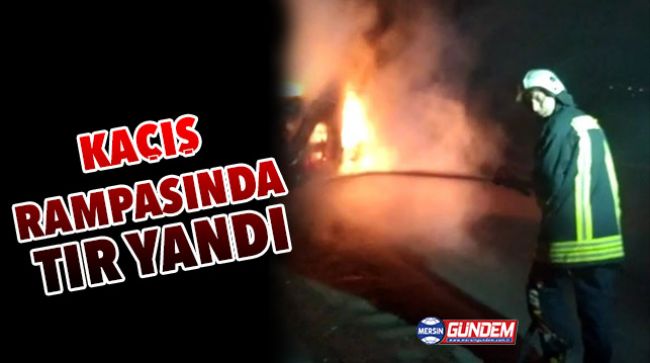 TIR KULLANILAMAZ HALE GELDİ
