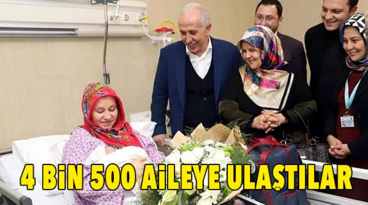 “HOŞGELDİN BEBEK” PROJESİ İLE BİR ÇOK AİLEYE ULAŞILDI