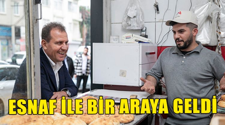 ESNAFIN SORUNLARINI DİNLEDİ