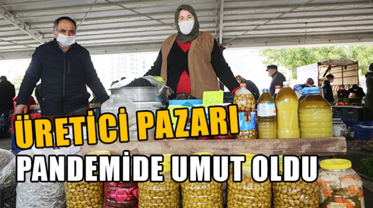 ERDEMLİ’DE KURULAN ÜRETİCİ PAZARI PANDEMİ SÜRECİNDE VATANDAŞA UMUT OLDU