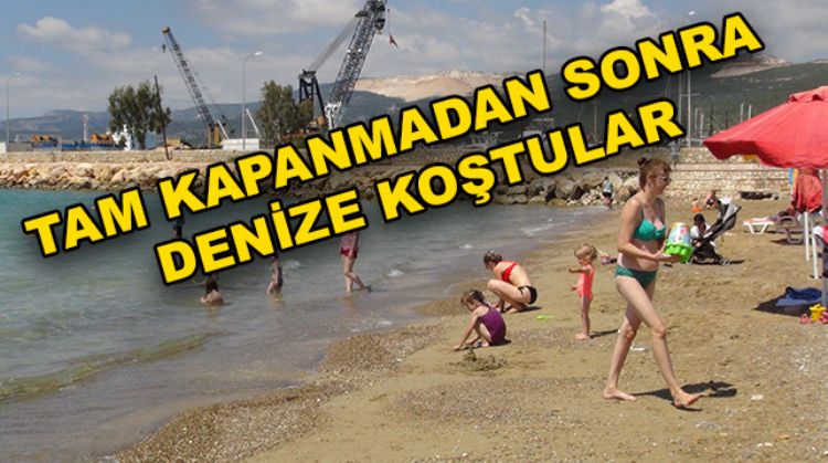 HALK DENİZE KOŞTU