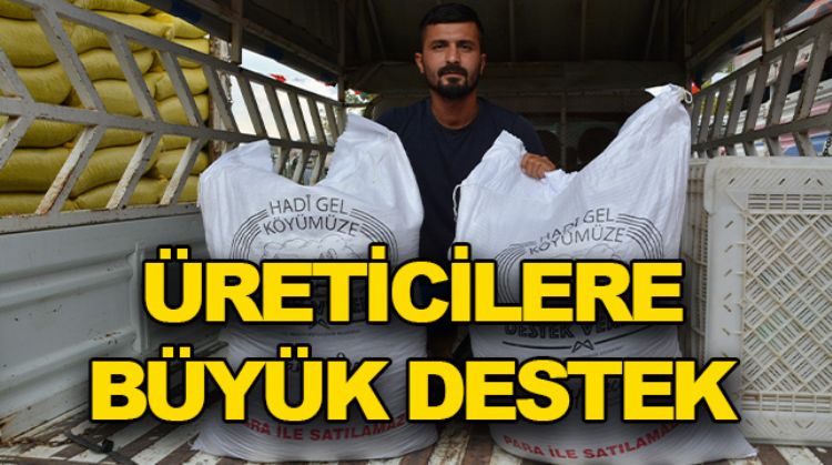 BÜYÜKŞEHİRDEN ÜRETİCİLERİN YÜZÜNÜ GÜLDÜREN PROJE