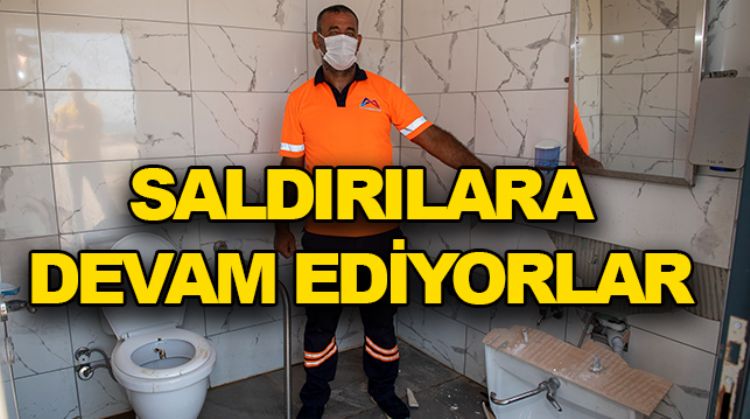 ENGELLİ TUVALETİNE ZARAR VERDİLER