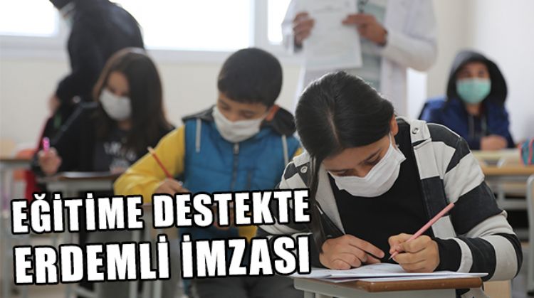 ERDEMLİ BELEDİYESİ ÖĞRENCİLERE EĞİTİM DESTEĞİ VERMEYE DEVAM EDİYOR