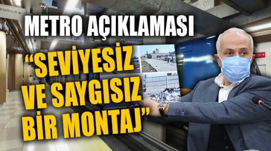 BAŞKAN GÜLTAK'TAN METRO PROJESİ AÇIKLAMASI