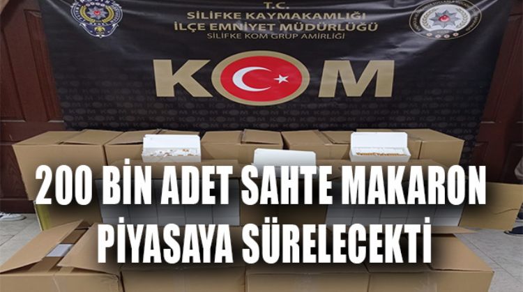 ŞÜPHELİ ARAÇ ARAMASINDA BANDROLSÜZ MAKARON ELE GEÇİRİLDİ