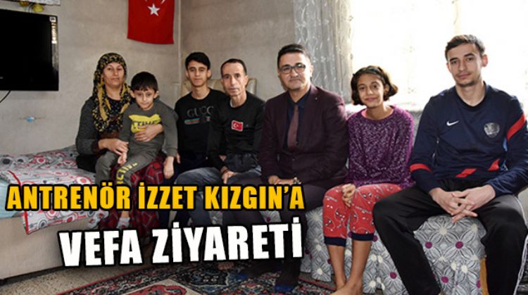 MERSİN GENÇLİK VE SPOR İL MÜDÜRÜ DEMİR’DEN ANTRENÖR İZZET KIZGIN’A VEFA ZİYARETİ