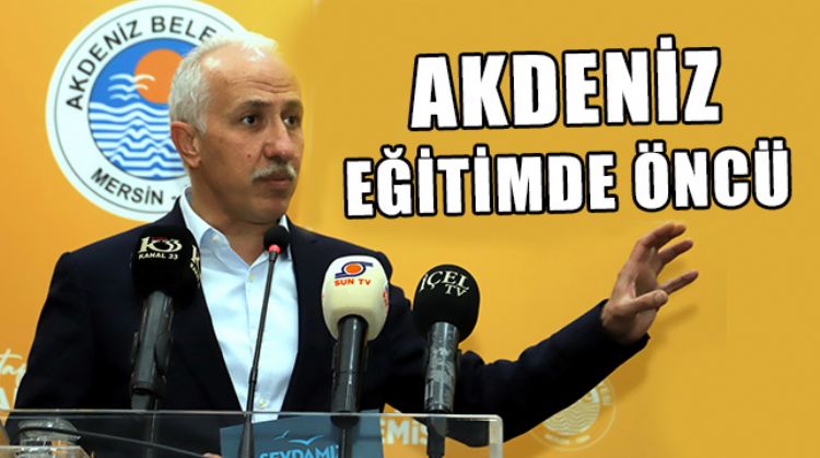 AKDENİZ BELEDİYESİ EĞİTİM AKADEMİSİ İLE ÖRNEK BİR PROJEYE İMZA ATTI