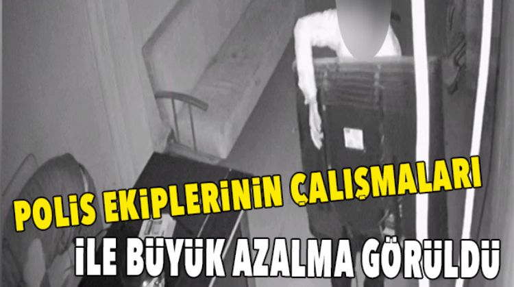 HIRSIZLIK YARI YARIYA AZALDI