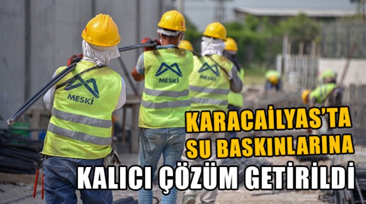 KARACAİLYAS’TA YAĞMUR SUYU DRENAJ HATTININ YAPIMI TAMAMLANDI