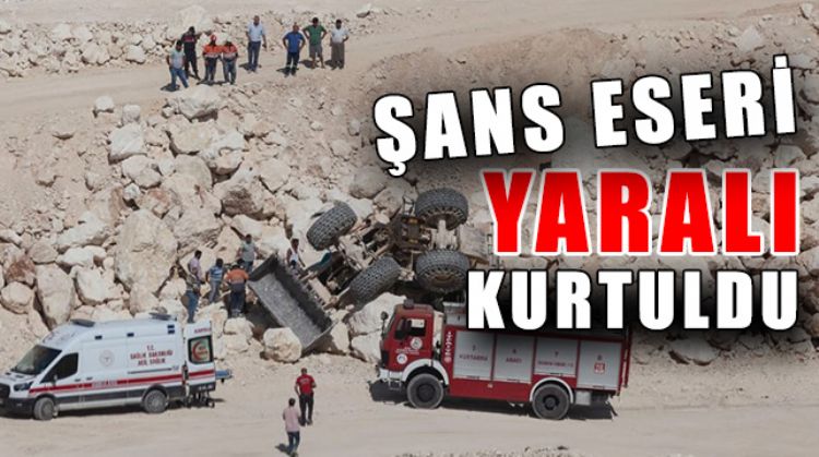 İŞ MAKİNESİNİN ALTINDA KALDI