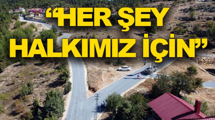 TARSUS'TA YOL YAPIM ÇALIŞMALARI, GECE GÜNDÜZ DEMEDEN DEVAM EDİYOR