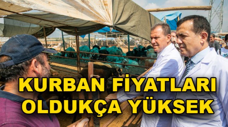 BAŞKAN SEÇER VE BAŞKAN ÖZYİĞİT KURBAN SATIŞ ALANINI İNCELEDİ