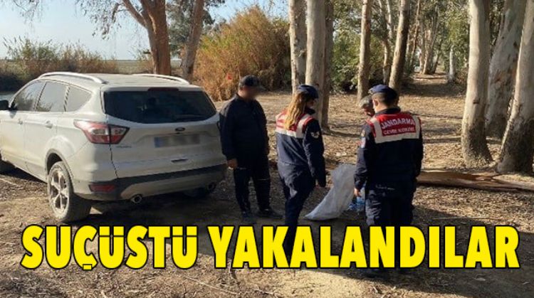 YASAK YÖNTEMLE BALIKLA AVLAYANLAR YAKALANDI