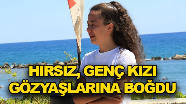 OTOMOBİLİN CAMINI KIRAN HIRSIZ, BABA İLE KIZININ ÇANTASINI ÇALDI