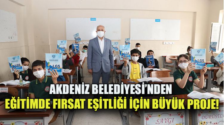 AKDENİZ BELEDİYESİ’NDEN ÖĞRENCİLERE DESTEK