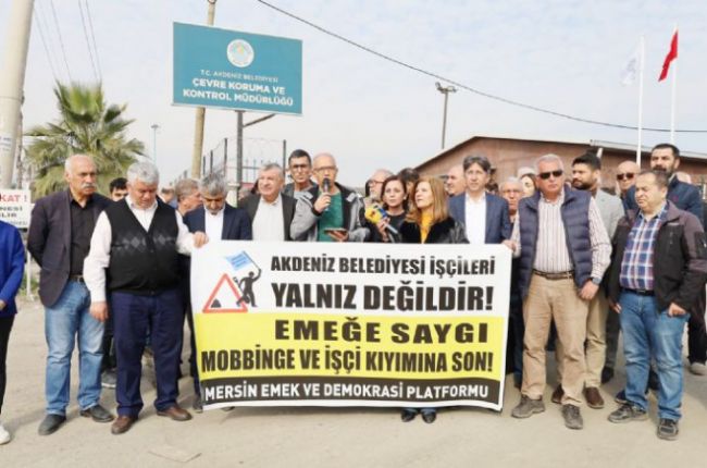 Akdeniz Belediyesi’ndeki Sürgünlere Tepki!