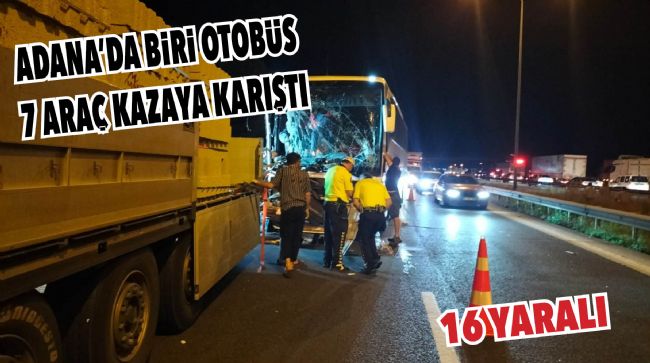ADANA’DA TRAFİK KAZASI