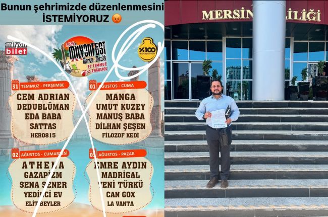 MERSİN’DE MİLYONFEST KRİZİ!
