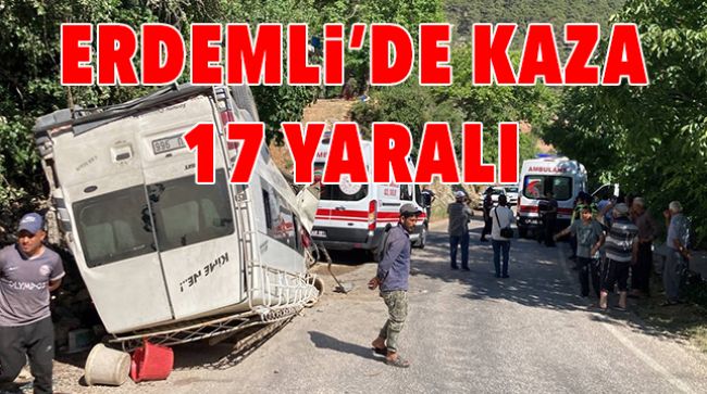İŞÇİ SERVİSİ DEVRİLDİ