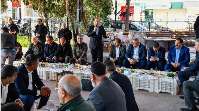 VALİ PEHLİVAN, HAL ESNAFIYLA BİR ARAYA GELDİ