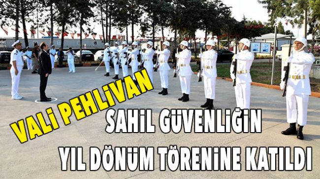 SAHİL GÜVENLİK KOMUTANLIĞIN 40’INCI KURULUŞ YIL DÖNÜMÜ İÇİN TÖREN DÜZENLENDİ