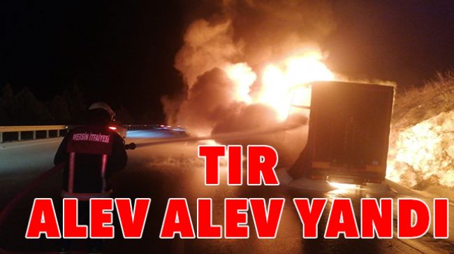 TARSUS’TA TIR YANGINI