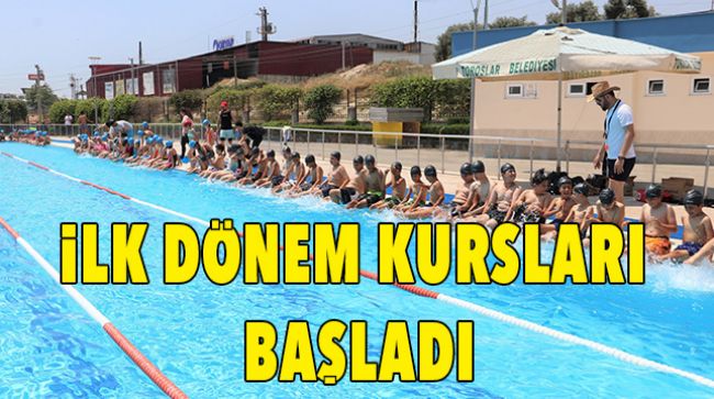YÜZME KURSLARI BAŞLADI