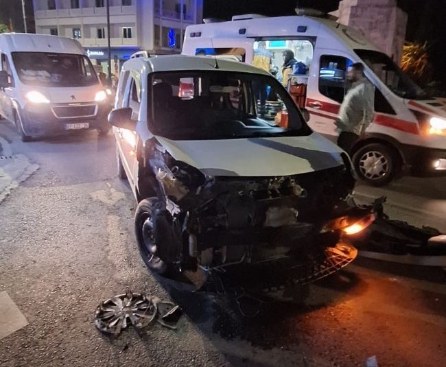Mersin'de trafik kazası:2 yaralı