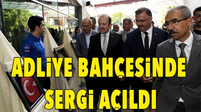 MERSİN ADLİYESİNDE TUTUKLULARIN EL SANATLARI SERGİSİ AÇILDI