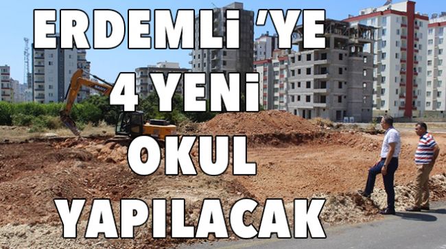 YAPILACAK İKİ OKULUN ÇALIŞMALARINA BAŞLANDI
