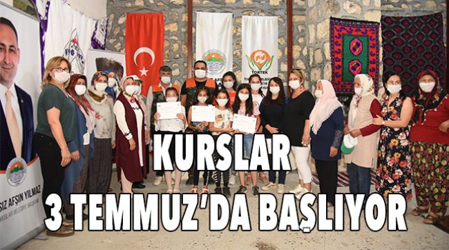 TORTEK KURSLARI YAYLALARDA BAŞLIYOR