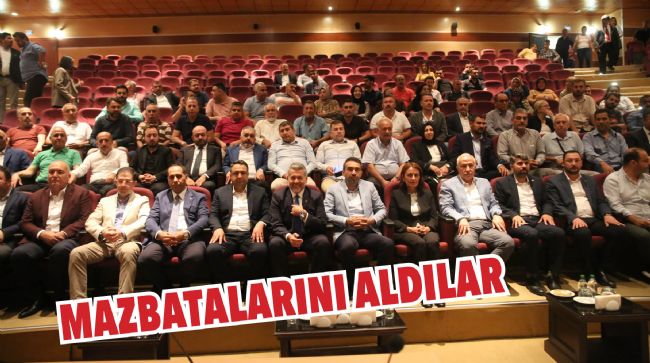 MERSİN'DE CUMHUR İTTİFAKI MİLLETVEKİLLERİ MAZBATALARINI ALDI
