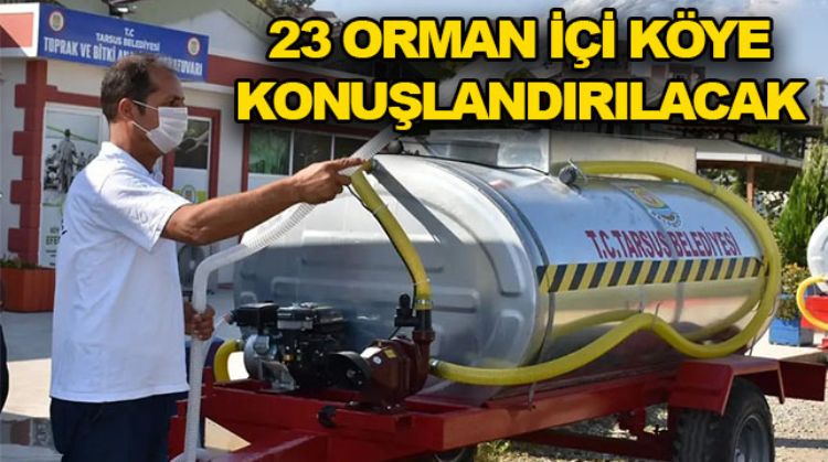 TARSUS BELEDİYESİNDEN YANGINLARA KARŞI SU TANKERİ BAĞIŞI