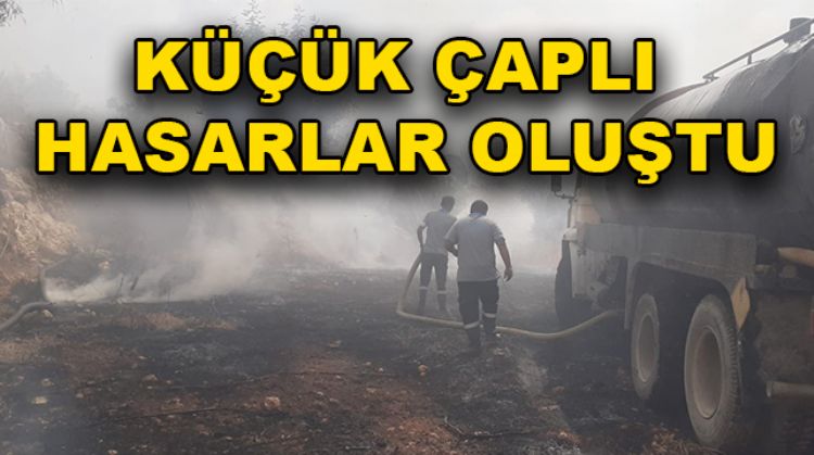 ERDEMLİ’DE Kİ BİR TARLADA YANGIN ÇIKTI