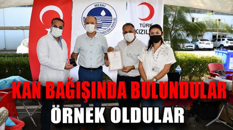 MESKİ PERSONELİ KAN BAĞIŞINDA BULUNDU