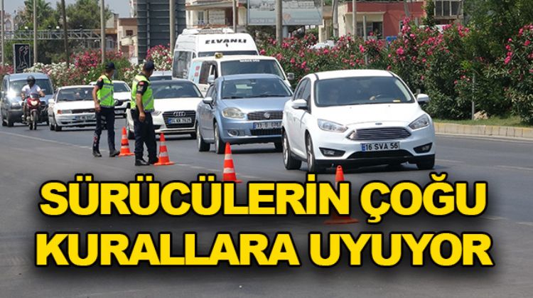 KENTTE 12 BİN 189 ARACI DENETLEDİ