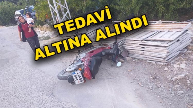 MUT’TA 5 YAŞINDAKİ ÇOCUĞA MOTOSİKLET ÇARPTI