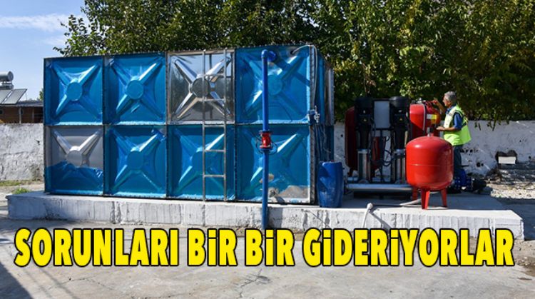 BAŞKA BİR MAHALLE DAHA İÇME SUYUNA KAVUŞTU
