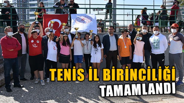 MERSİN’DE 12-14 YAŞ TENİS İL BİRİNCİLİĞİ SONA ERDİ