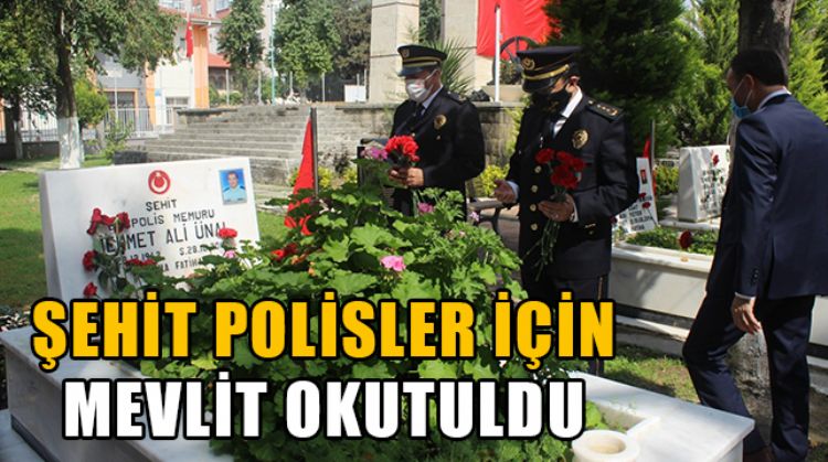 POLİS HAFTASINDA TARSUS ŞEHİTLİĞİNDE TÖREN