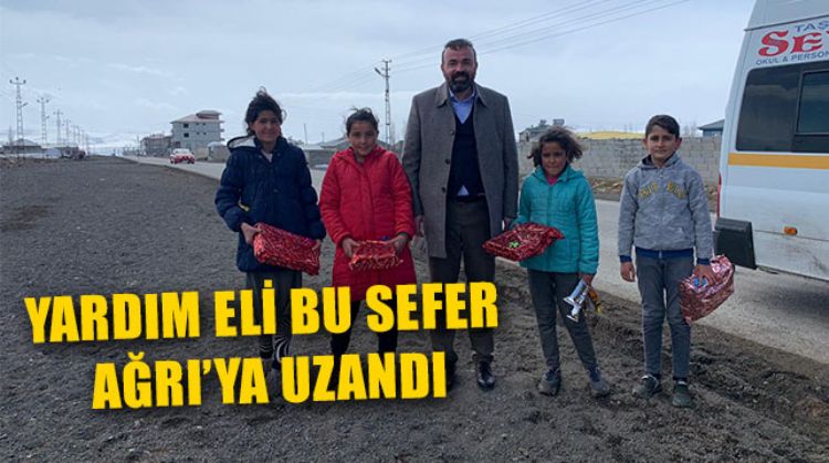 DERVİŞOĞLU ÇOCUKLARA HEDİYELER DAĞITTI