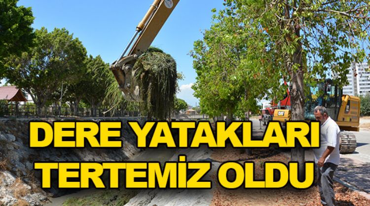 TARSUS’TA DERE YATAĞI TEMİZLİĞİ