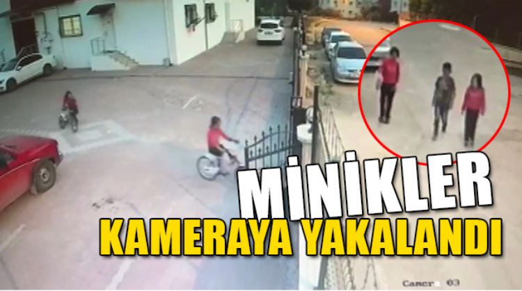 KÜÇÜK YAŞTA BİSİKLET ÇALDILAR